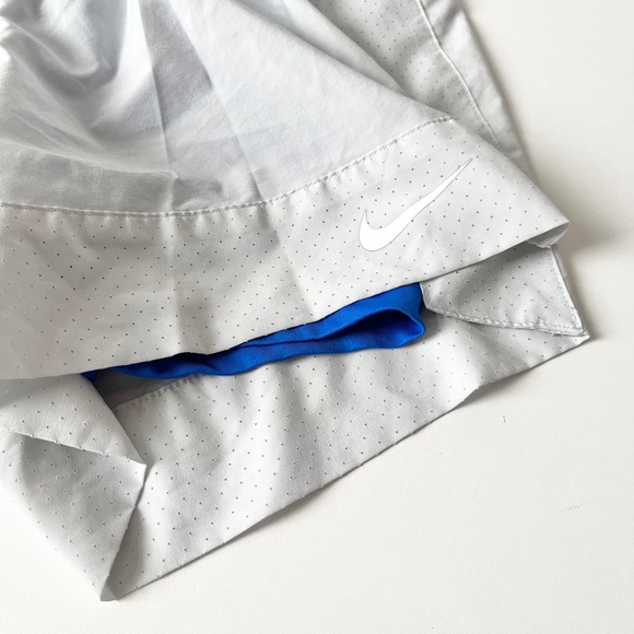 Nike Flex Essential Dri-Fit Athletic Shorts Spandex Lined Grey Blue Medi… - Picture 4 of 8